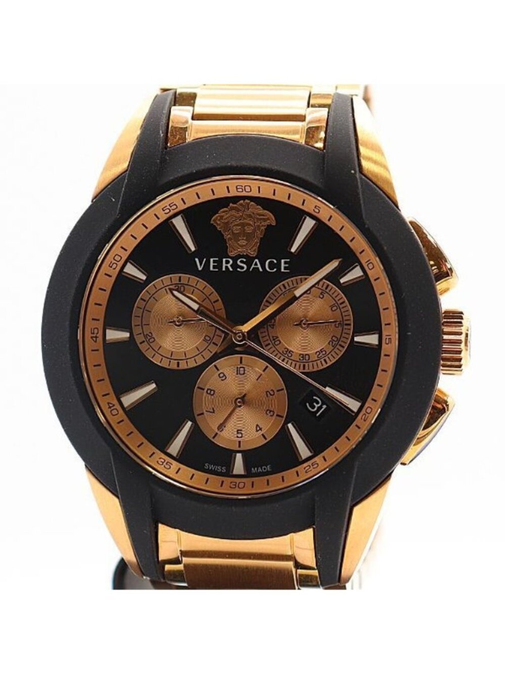 Versace Character Chrono Vem 8 Black Dial Watch 10